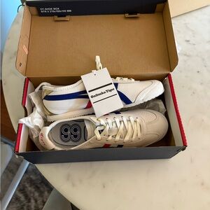 Onitsuka Tiger MEXICO 66 Casual Shoes Unisex Low-Top White/Blue/Red